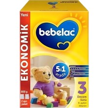 Bebelac 1 800 gr Toz Devam Sütü 0-6 Ay Bebekler İçin A, C, D, E Vitaminleri İçeren Ekonomik Seçim