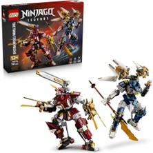 Esranın Dünyası LEGO Nınjago Ikiz Titan Robotları 71870 | 12 Yaş ve Üzeri Çocuklar Için Oni Savaşçısı ve Nya Minifigürleri Içeren Oyuncak Yapım Seti, Doğum Günü Hediyesi, 1707 Parça
