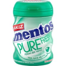 Mentos Pure Yeşil Nane Aromalı Draje Sakız 60 gr *1'li