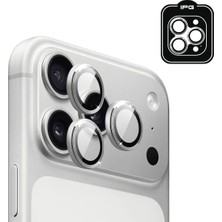 iPhone 17 Pro / iPhone 17 Pro Max Için Ipg Prolens Kamera Lens Koruyucu Alüminyum CD Çerçeveli, Kırılmaz Cam