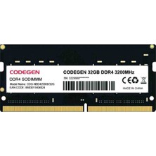 Tekno Market Teknomarket Codegen 32GB Ddr4 3200MHZ Laptop Bellek Ram