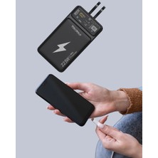 Decostyle Powerbank Dahili Ekranlı 10000 Mah Çift Kablolu Yeni Nesil