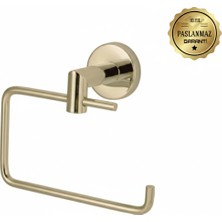 Premium Pirinç Lotus Wc Kağıtlık Gold