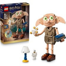 Esranın Dünyası LEGO Harry Potter Özgür Ev Cini Dobby 76469 | 8 Yaş ve Üzeri Için Aksesuarlar Içeren Kişiselleştirilebilir 2’si 1 Arada Oyuncak Yapım Seti, Hediye Fikri (379 Parça)