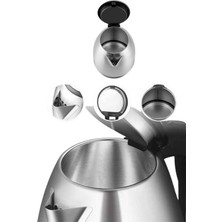 Decostyle Çelik Su Isıtıcı Kettle Dayanıklı Paslanmaz Çelik Uzun Ömürlü