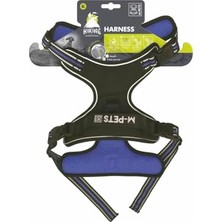 Esranın Dünyası Hıkıng Reflektörlü Soft Sırt Tasması Blue (Xl)