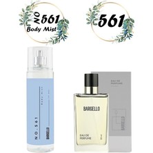 Bargello 561 Erkek Parfüm Fresh 50 ml Edp + No 561 Erkek Body Mist Vücut Spreyi 210 ml Parfüm Seti