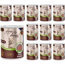 Esranın Dünyası Yetişkin Kedi Kuzulu Pate Yaş  400 gr x 12 Adet