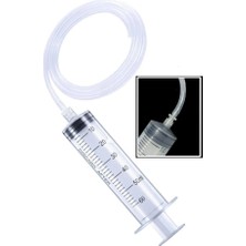 Esranın Dünyası Plastik Şırınga Hortumlu Büyük 60 ml 2 Paket Sıvı Emme Enjektörü Okul Deney Evcil Hayvan Besleme