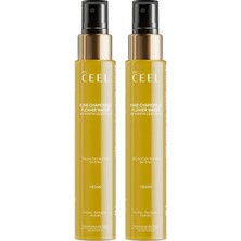 Esranın Dünyası The Ceel Saf Papatya Çiçeği Suyu 2X100 Ml, Saç ve Cilt Için Doğal Yatıştırıcı Tonik Sprey, Hassasiyet Karşıtı Nemlendirici Yüz Mist'i ve Makyaj Bazı