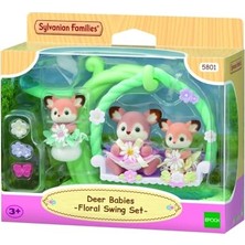 Esranın Dünyası Epoch, Geyik Bebeklerin Çiçekli Salıncak Seti, Sylvanian Families
