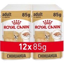 Esranın Dünyası Royal Canin Adult Chihuahua Yetişkin Köpek Pouch Konserve 12 x 85 gr