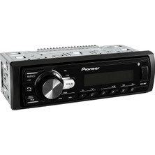Zemheri Pioneer MVH-140BT USB Fm Aux Mp3 Bluetooth'lu Mekaniksiz Oto Teyp 4X50 Watt