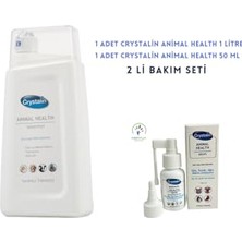 Esranın Dünyası Animal Health 2'li Bakım Seti, 1 Litre + 50 Ml, Kedi ve Köpek Göz Kulak Ağız Temizleme Solüsyonu