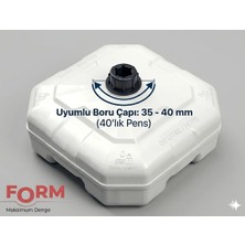 Empressco 50 Lt Şemsiye Bidonu ve Altlığı, Dayanıklı ve Şık Tasarım