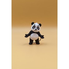 Rodopiva Hareketli Sevimli Panda Figürlü Anahtarlık Çanta Süsü Charm