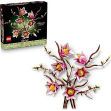 Esranın Dünyası LEGO Botanicals Manolya Dalları 11510 | Yetişkinler Için Cupcake Parçaları ve Kurbağalar Içeren Çiçek Buketi Model Yapım Seti, Hediye Fikri (435 Parça)