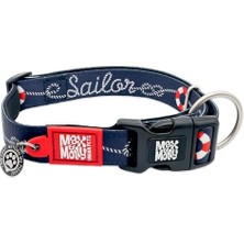 Esranın Dünyası Max & Molly Urban Pets Original Serisi Akıllı Künyeli Köpek Boyun Tasması (S, Denizci)