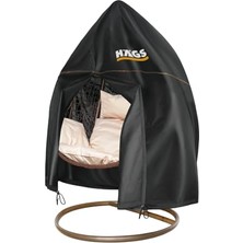 Esranın Dünyası Haegs Bahçe Salıncağı Örtüsü, Rattan Salıncak Koltuk Koruma Kılıfı Brandası, Hamak Sandalye Dış Mekan Su Geçirmez Mobilyası Koruyucu Örtü - 190 x 115CM