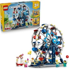 Esranın Dünyası LEGO Creator 3’ü 1 Arada Ikonik Dönme Dolap 31389 | 8 Yaş ve Üzeri Için Ufo Yolculuğu Veya Atlıkarınca Olarak Inşa Edilebilen Oyuncak Yapım Seti, Hediye Fikri (916 Parça)