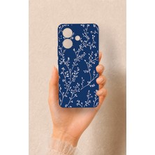 Vip Case Vivo V60 Lite Uyumlu Ince Yaprak Dalı Desenli Silikon Kılıf