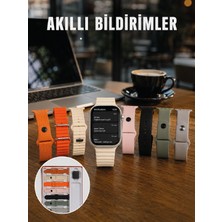 AyrStore Dokunmatik Akıllı Saat Bluetooth Arama Sağlık Takipli 7 Değiştirilebilir Kordonlu Saat