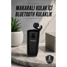 Decostyle Tüm Telefonlara Uyumlu Mikrofonlu Titreşimli Makaralı Bluetooth Kulakiçi Kulaklık