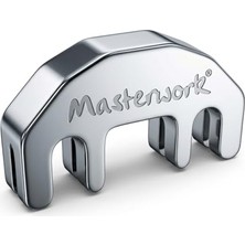 Esranın Dünyası Masterwork Profesyonel Ayarlanabilir Keman Susturucu Kaliteli Döküm Metal Keman Susturucusu 4/4 3/4 1/2 Gümüş Renk - My Yonca