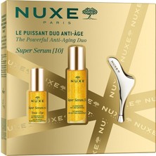 Nuxe Super Serum Set - Super Serum 30 ml + Super Serum 15 ml + Masaj Aleti