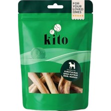 Esranın Dünyası Kito Kurutulmuş Dana Kuyruk Çiğnemelik Köpek Ödül SI%100 Doğal, Glutensiz, Organik 100 Gr(Dog Treat)