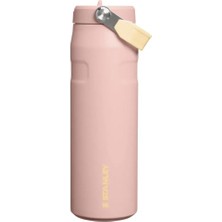 Esranın Dünyası Stanley Buz Akışı Bottle Flip Straw 2.0 Pipetli Termos Bardak 0.7l Şeftali Gülü, 10112830511