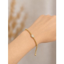Taşlı Fixli Doç Zincir Bileklik - BLK1109