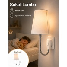 Decostyle Gece Aydınlatması Soket Lamba Prize Takılma Özellikli