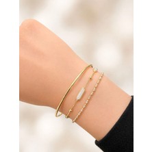 Dorikalı Taşlı Ataç Bileklik - BLK1088