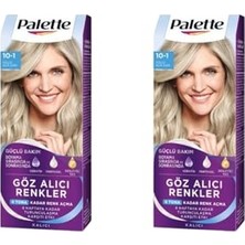 Esranın Dünyası Göz Alıcı Renkler Renk Açıcı 10-1 Küllü Açık Sarı Saç Boyası x 2 Adet +Gliss Tarak