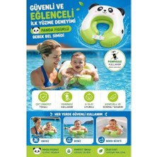 Esranın Dünyası Maytoys Bebek Bel Simidi Panda Figürlü Emniyet Tokalı Pompasız Kullanım