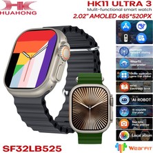 Marka Aksesuar Watch Hk 11 Ultra 3 Amoled Akıllı Saat Iphone ve Android Tüm Telefonlara Uyumlu Amoled Ekran