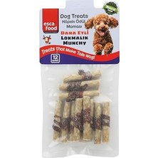 Esranın Dünyası Dana Etli Lokmalık Munchy 6 Santimetre 6 Gram 12'li Köpek Ödül Sı