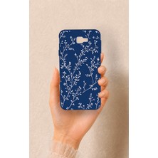 Vip Case Samsung J7 Prime Uyumlu Ince Yaprak Dalı Desenli Silikon Kılıf