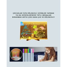 Decostyle Dekoratif LED Yazı Tahtası – Silinebilir, Neon Kalemli, Planlama ve Hatırlatma Için Ideal