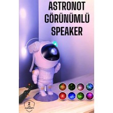 Decostyle Astronot Bluetooth Hoparlör Gökyüzü Projektör Gece Lambası