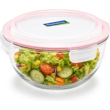 Esranın Dünyası Yuvarlak Cam Saklama Kabı 2000 ml