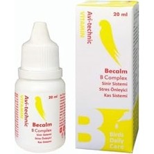 Esranın Dünyası Avi-Technic Becalm B Complex Sinir Sistemi Destekleyici / Stres Önleyici / Kas Sistemi Güçlendirici 20 ml