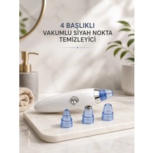 Feedback Yeni Nesil Vakumlu Pilli Siyah Nokta ve Yüz Temizleme Cihazı 4 Başlıklı