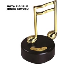 Feedback Altın Nota Figürlü Müzik Kutusu