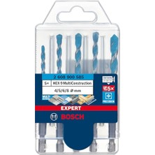 Esranın Dünyası Bosch Professional Accessories 5x Expert Hex-9 Multiconstruction Delme Ucu Setleri (Beton, Yumuşak Döşemeler, Çelik, Yumuşak Ahşap, Plastik, 4-8 Mm, Aksesuar Döner Matkap/vidalamalar)
