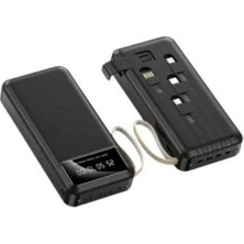 Feedback Powerbank Şarj Cihazı 4 Çıkışlı 20.000 Mah Powerbank Kompakt Yüksek Kapasiteli Hızlı Şarj