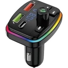 MarkEntegra Fm Transmitter Modulator Araç Fast Quıck Charge Hızlı Şarj Flash Bellek Micro Sd Mp3 Player 12-24 V Pd 20W Yüksek Kalite (Pd 01)