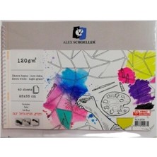 Alex Schoeller Alex Spiralli Resim Defteri  (25*35 Cm) 120 Gram  40 Yaprak  ( Alex- 0770 )
