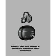 Feedback Kablosuz Açık Kulak Kulaklık Bluetooth 5.4 Type-C Hızlı Şarj 30 Saat